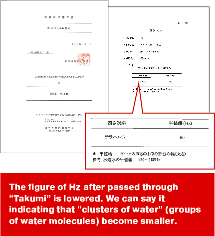 Terahertz Water Activator TAKUMI